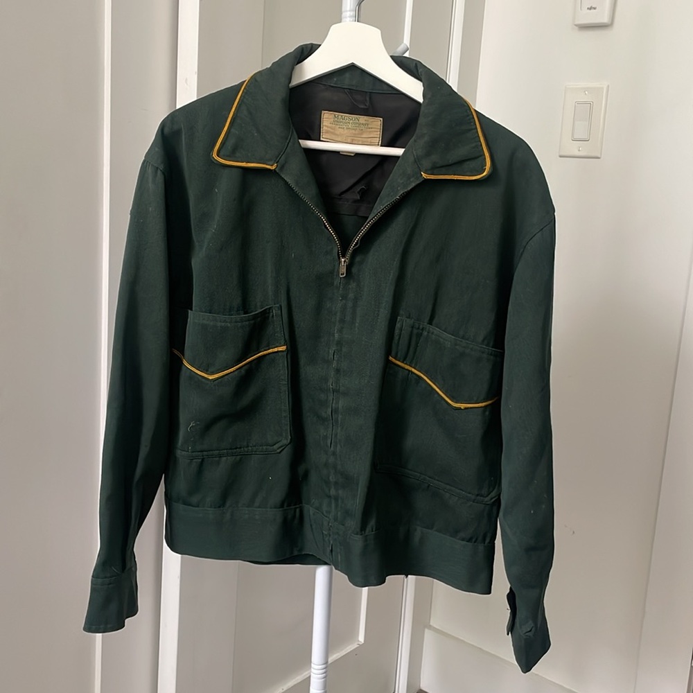 Light zip vintage jacket